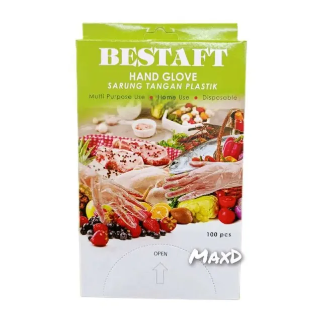 BESTAFT SARUNG TANGAN PLASTIK (DOS=50)