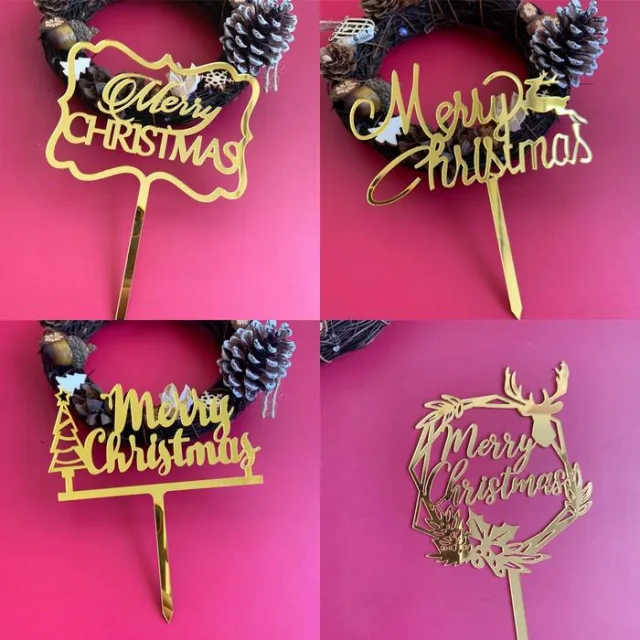 TOPPER XMAS 15CM (PACK=12)