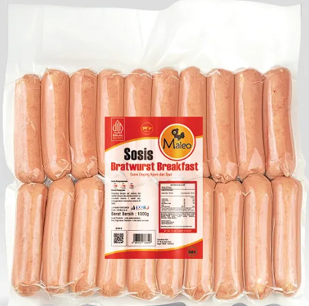 MALEO BRATWURST 1KG (DOS=10)