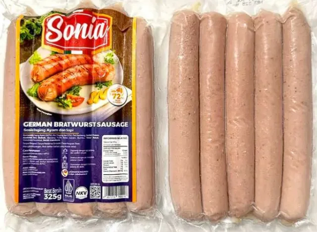 SONIA BRATWURST 325GR