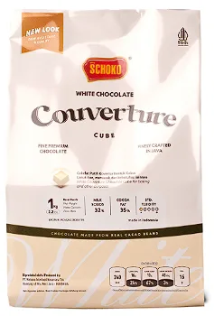 SCHOKO CUBE WHITE  1KG(DOS=5)(JUL27)