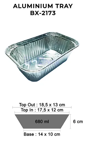 FOIL BX2173 680ML (A18,5X13T4,8) (DOS=1000)