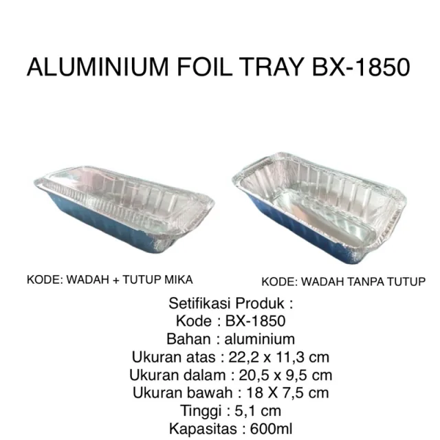 LID FOIL BX1850 (DOS=1000)