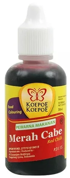 KUPU WR MERAH CABE 30ML(DOS=144)(MAR31)