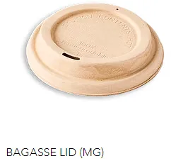 BAGASSE LID HOT CUP 8OZ @50 (DOS=2000)