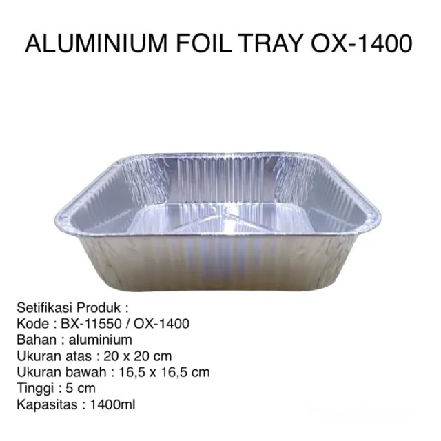 FOIL OX1400 (A20X20) T4,8 (DOS=400)