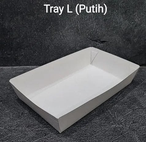 CHEFFY PAPER TRAY WHITE L @50 (DOS=20)