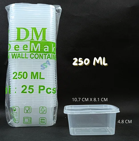DM RECT 250ML @25 (DOS=400)