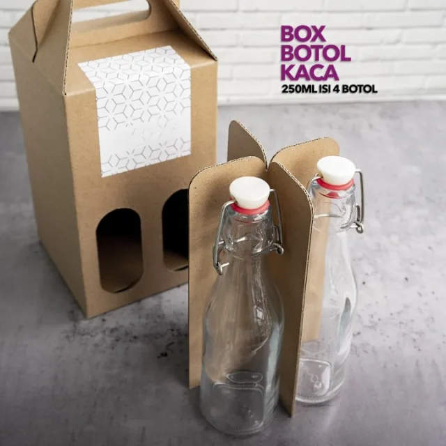 BOX BOTOL 250ML ISI 4 (PACK=10)