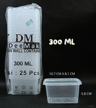 DM RECT 300ML @25 (DOS=16)