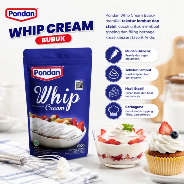 PONDAN WHIP 200GR(DOS=24)(DES26)