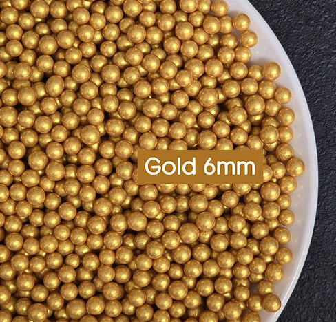 SPR10 SPRINKLE GOLD 6MM (PCS=1KG)