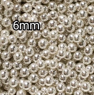 SPR10 SPRINKLE SILVER 6MM (PCS=1KG)