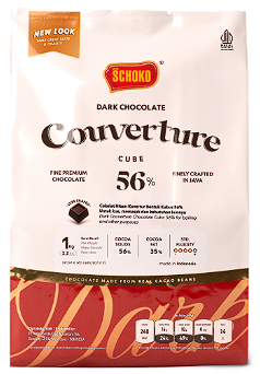 SCHOKO CUBE DARK 56% 1KG(DOS=5)(JUN28)