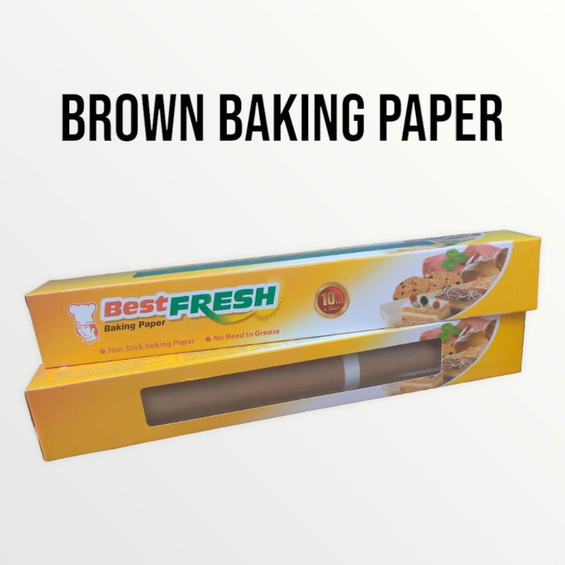 BF BAKING PAPER BROWN 30X10M (DOS=24)