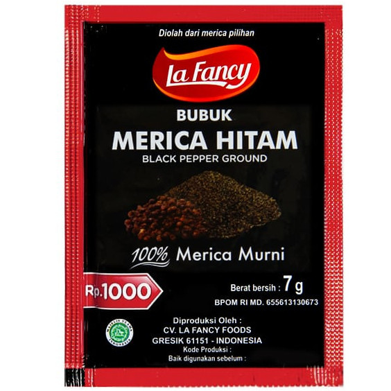 LA FANCY MERICA HITAM 7GR(DOS=36)(NOV28)