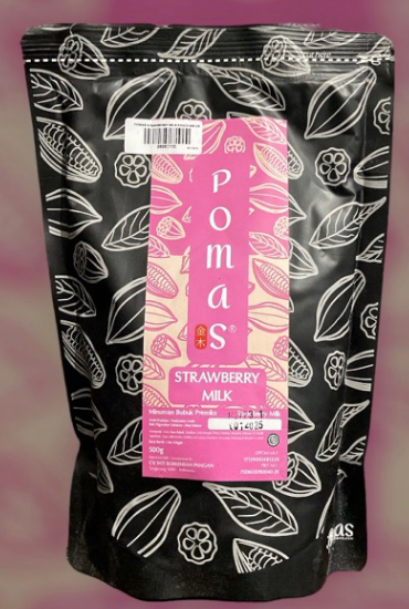 POMAS POWDER STRAWBERRY 500GR (DOS=20)