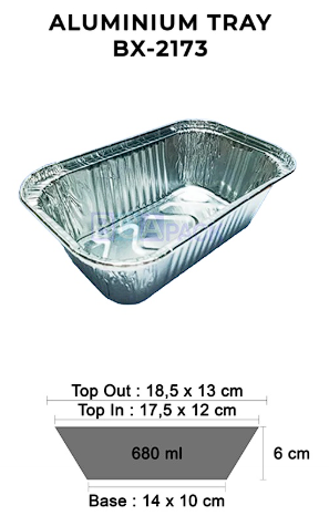 FOIL BX2173 680ML (A18,5X13T4,8) (DOS=1000)