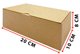 BOX KARDUS 20X10 T8 (PACK=100)