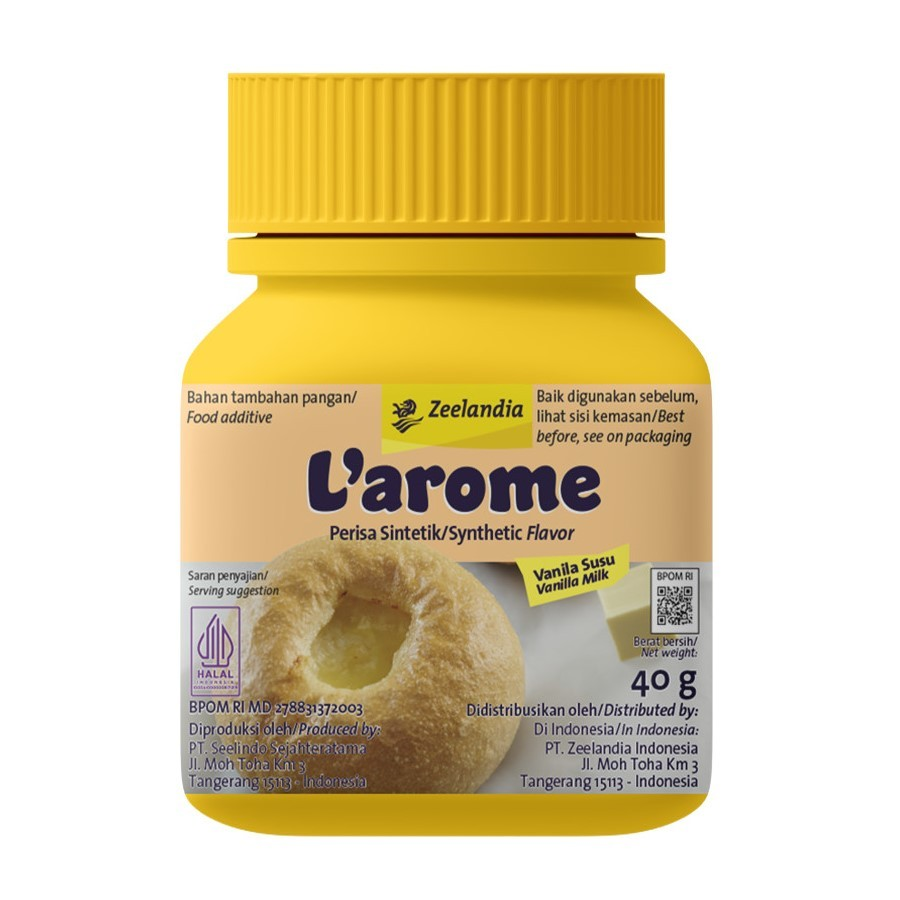 LAROME VANILA 40GR(DOS=36((NOV27)