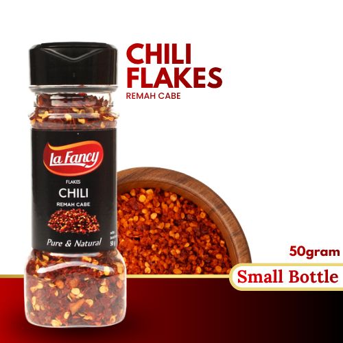 LA FANCY CHILI FLAKES 50GR(DOS=48)(MAR29)