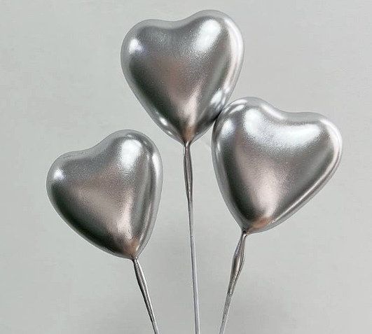 [RE] TOPPER LOVE SILVER 3CM @5