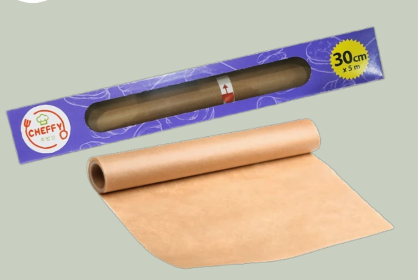 CHEFFY BAKING PAPER BROWN 30X5M (DOS=24)