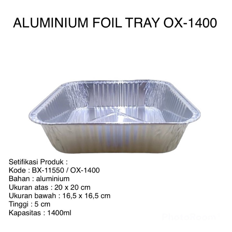 FOIL OX1400 (A20X20) T4,8 (DOS=400)
