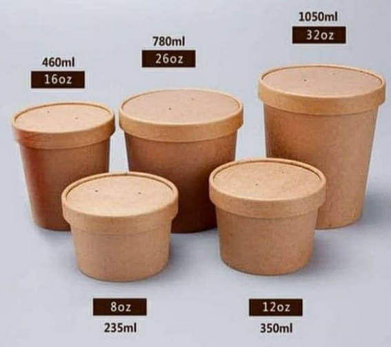 PBOWL BROWN 8OZ @25 (DOS=500)