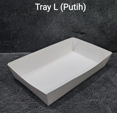CHEFFY PAPER TRAY WHITE L @50 (DOS=20)