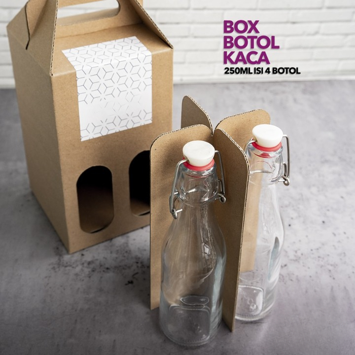 BOX BOTOL 250ML ISI 4 (PACK=10)